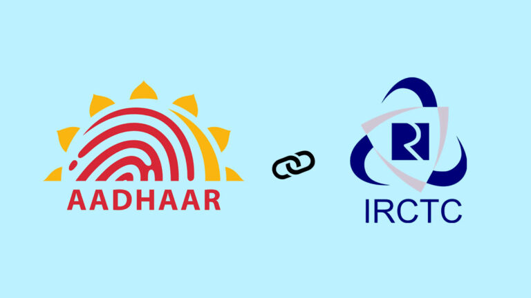 IRCTC से आधार कार्ड जोड़ना